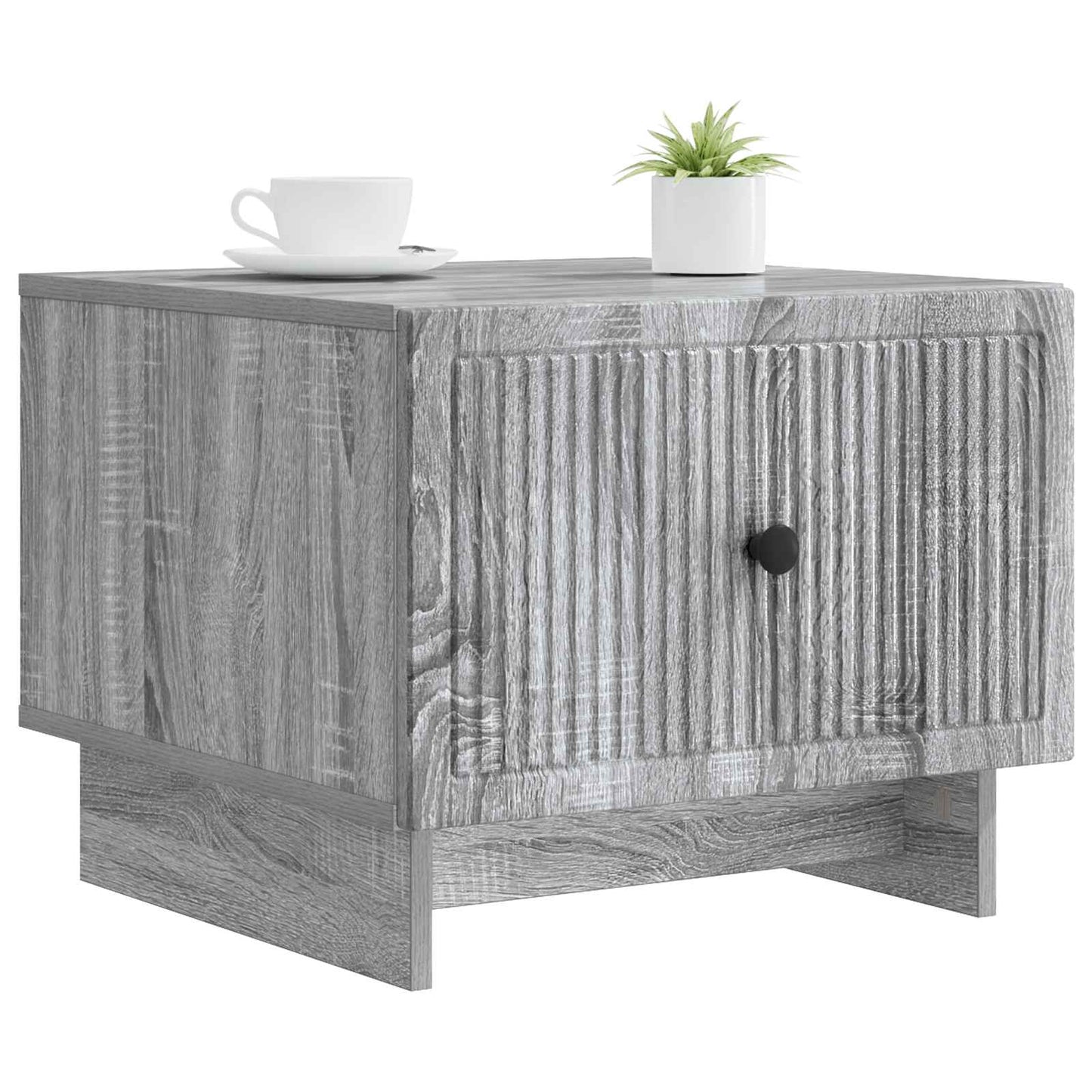 vidaXL Coffee Table Grey Sonoma 49 x 50 x 40 cm Engineered Wood