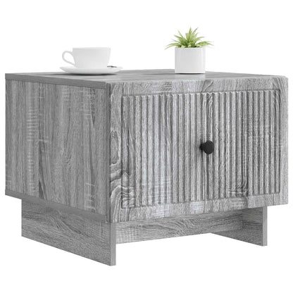 vidaXL Coffee Table Grey Sonoma 49 x 50 x 40 cm Engineered Wood