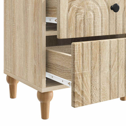 vidaXL Bedside Cabinet 2 pcs Sonoma Oak 43 x 34.5 x 48 cm