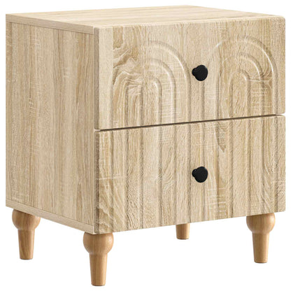 vidaXL Bedside Cabinet 2 pcs Sonoma Oak 43 x 34.5 x 48 cm