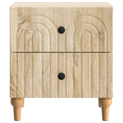 vidaXL Bedside Cabinet 2 pcs Sonoma Oak 43 x 34.5 x 48 cm