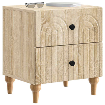 vidaXL Bedside Cabinet 2 pcs Sonoma Oak 43 x 34.5 x 48 cm