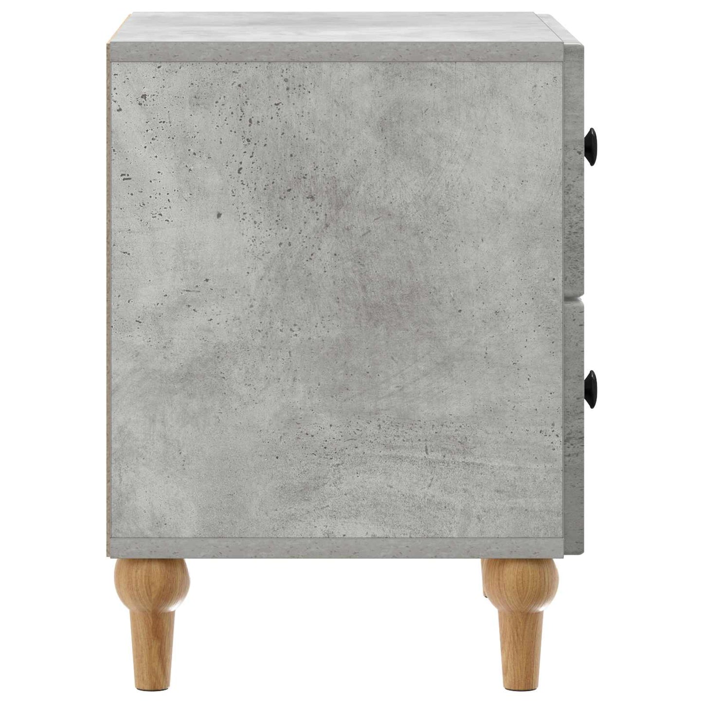 vidaXL Bedside Cabinet Concrete Grey 43 x 34.5 x 48 cm Engineered Wood