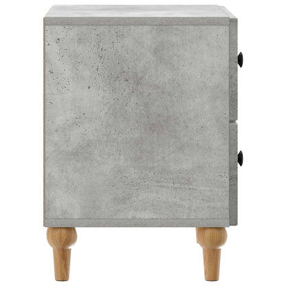 vidaXL Bedside Cabinet 2 pcs Concrete Grey 43 x 34.5 x 48 cm