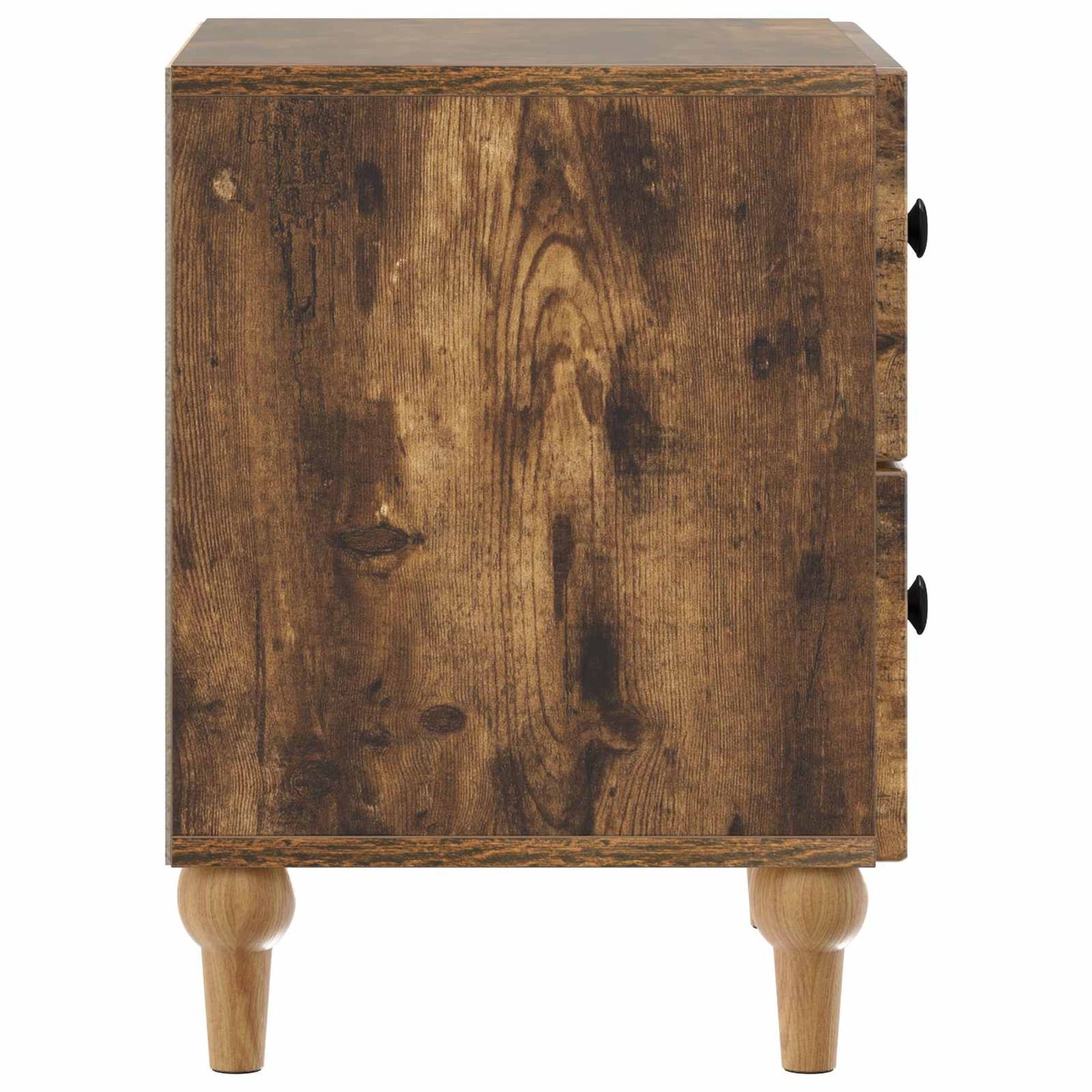 vidaXL Bedside Cabinet Smoked Oak 43 x 34.5 x 48 cm Engineered Wood