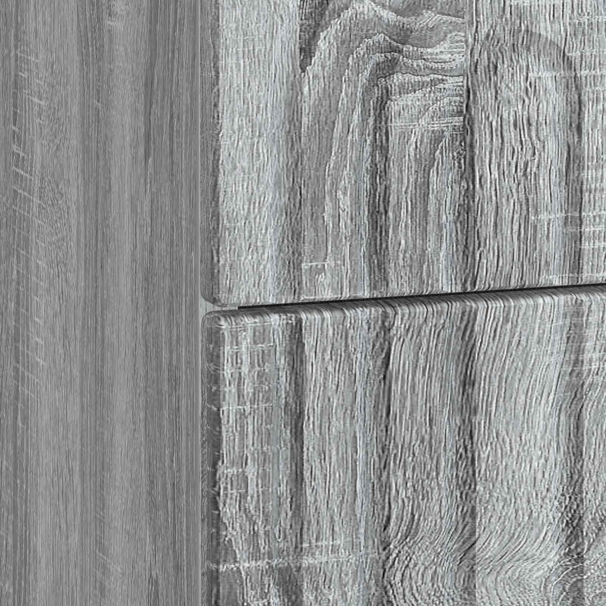 vidaXL Bedside Cabinet Grey Sonoma 43 x 34.5 x 48 cm Engineered Wood