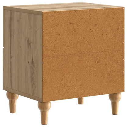 vidaXL Bedside Cabinet Artisan Oak 43 x 34.5 x 48 cm Engineered Wood