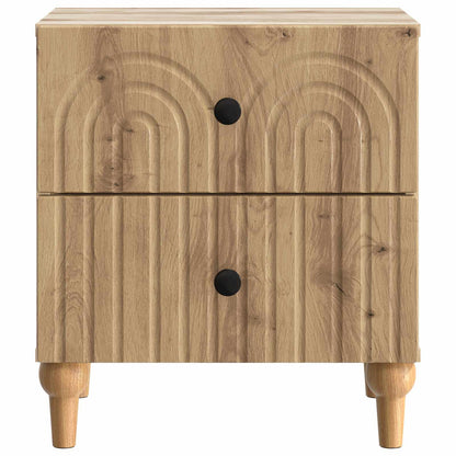 vidaXL Bedside Cabinet Artisan Oak 43 x 34.5 x 48 cm Engineered Wood
