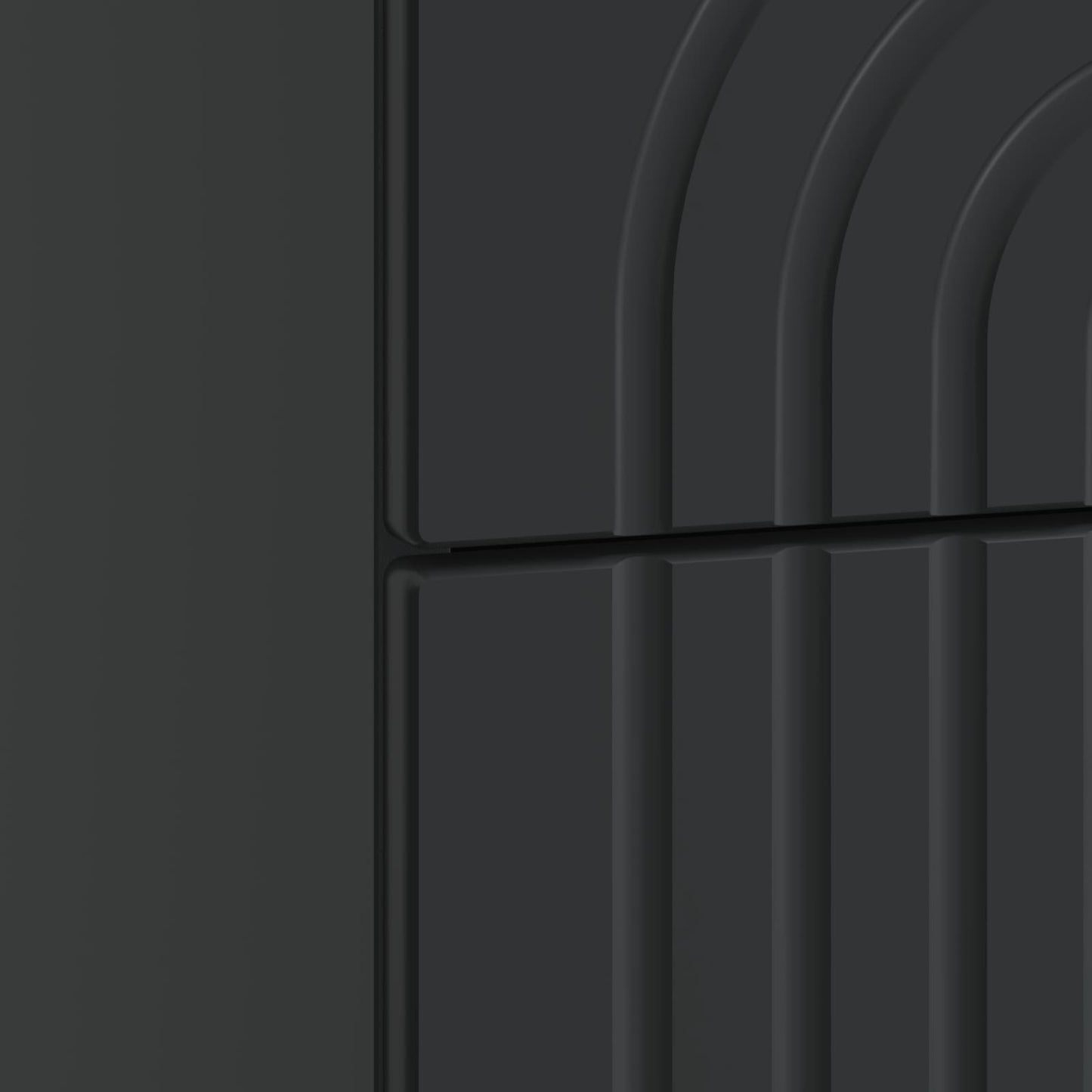 vidaXL Bedside Cabinet Black 62 x 34.5 x 48 cm Engineered Wood