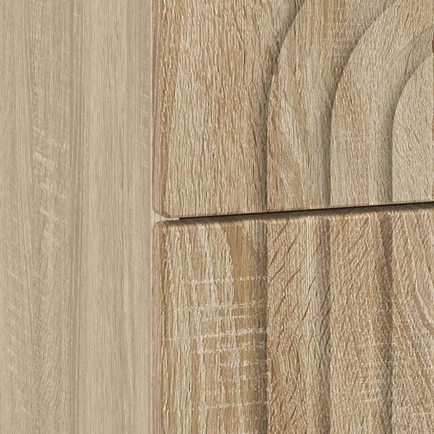 vidaXL Bedside Cabinet Sonoma Oak 62 x 34.5 x 48 cm Engineered Wood