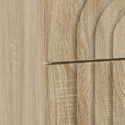 vidaXL Bedside Cabinet Sonoma Oak 62 x 34.5 x 48 cm Engineered Wood