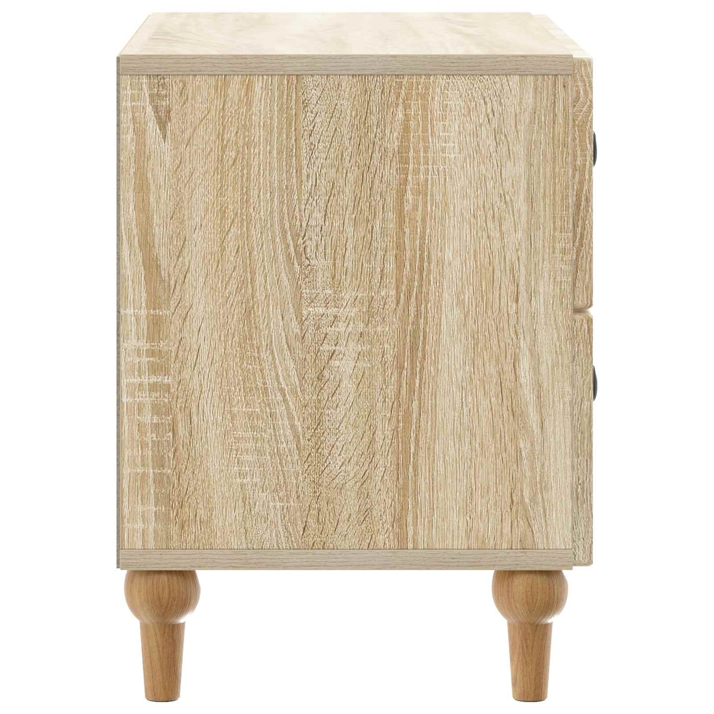 vidaXL Bedside Cabinet Sonoma Oak 62 x 34.5 x 48 cm Engineered Wood