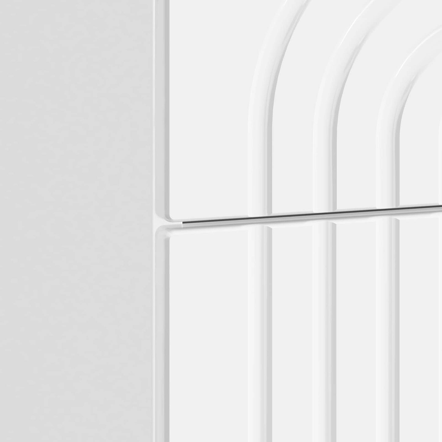 vidaXL Bedside Cabinet with Drawer High Gloss White 62 x 34.5 x 48 cm