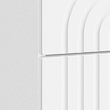 vidaXL Bedside Cabinet with Drawer High Gloss White 62 x 34.5 x 48 cm