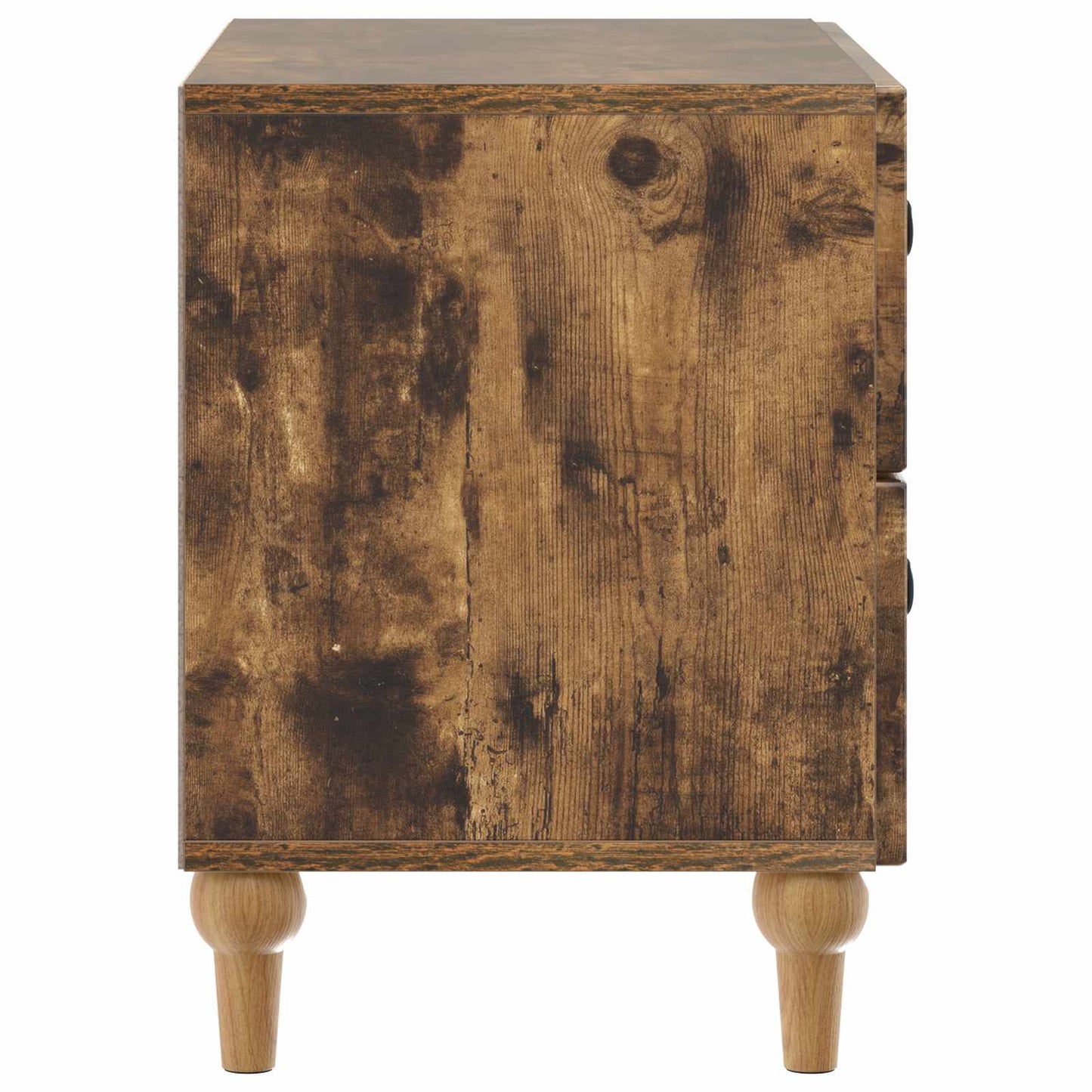 vidaXL Bedside Cabinet Smoked Oak 62 x 34.5 x 48 cm Engineered Wood
