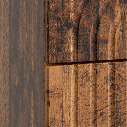 vidaXL Bedside Cabinet Old Wood 62 x 34.5 x 48 cm Engineered Wood