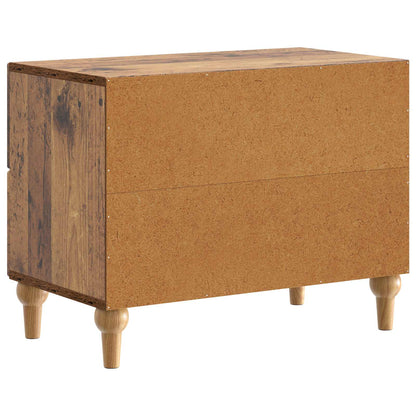vidaXL Bedside Cabinet Old Wood 62 x 34.5 x 48 cm Engineered Wood