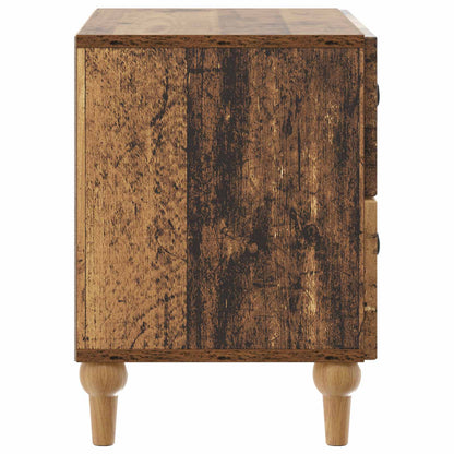 vidaXL Bedside Cabinet Old Wood 62 x 34.5 x 48 cm Engineered Wood