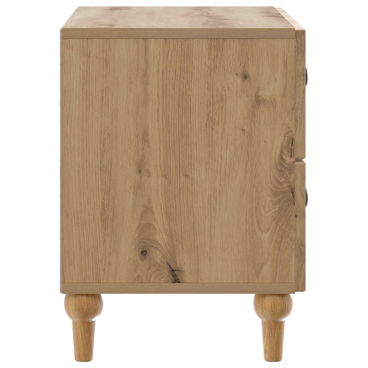 vidaXL Bedside Cabinet Artisan Oak 62 x 34.5 x 48 cm Engineered Wood