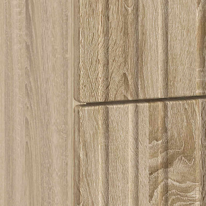 vidaXL Bedside Cabinet Sonoma Oak 43x 41 x 66.5 cm Engineered Wood