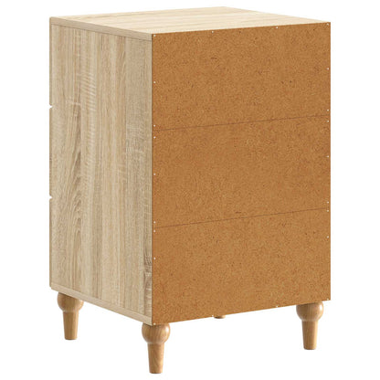 vidaXL Bedside Cabinet Sonoma Oak 43x 41 x 66.5 cm Engineered Wood