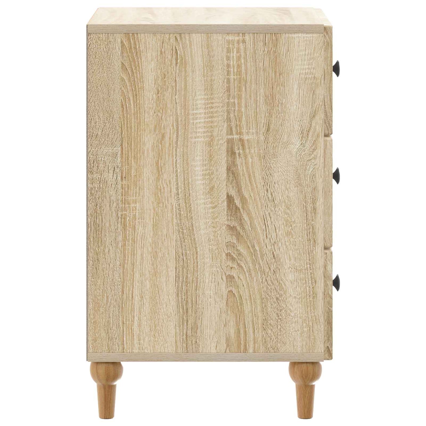 vidaXL Bedside Cabinet Sonoma Oak 43x 41 x 66.5 cm Engineered Wood