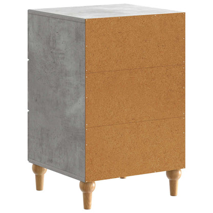 vidaXL Bedside Cabinet Concrete Grey 43x 41 x 66.5 cm Engineered Wood