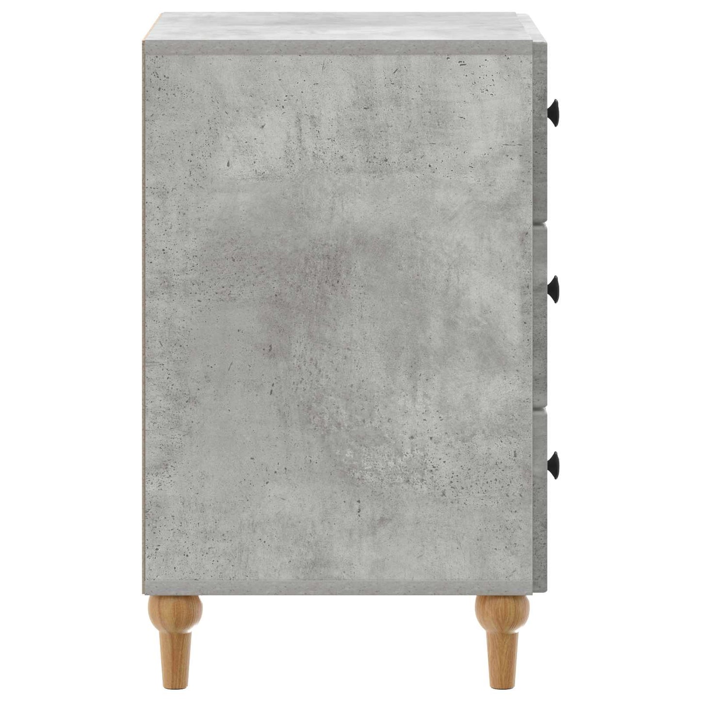 vidaXL Bedside Cabinet Concrete Grey 43x 41 x 66.5 cm Engineered Wood