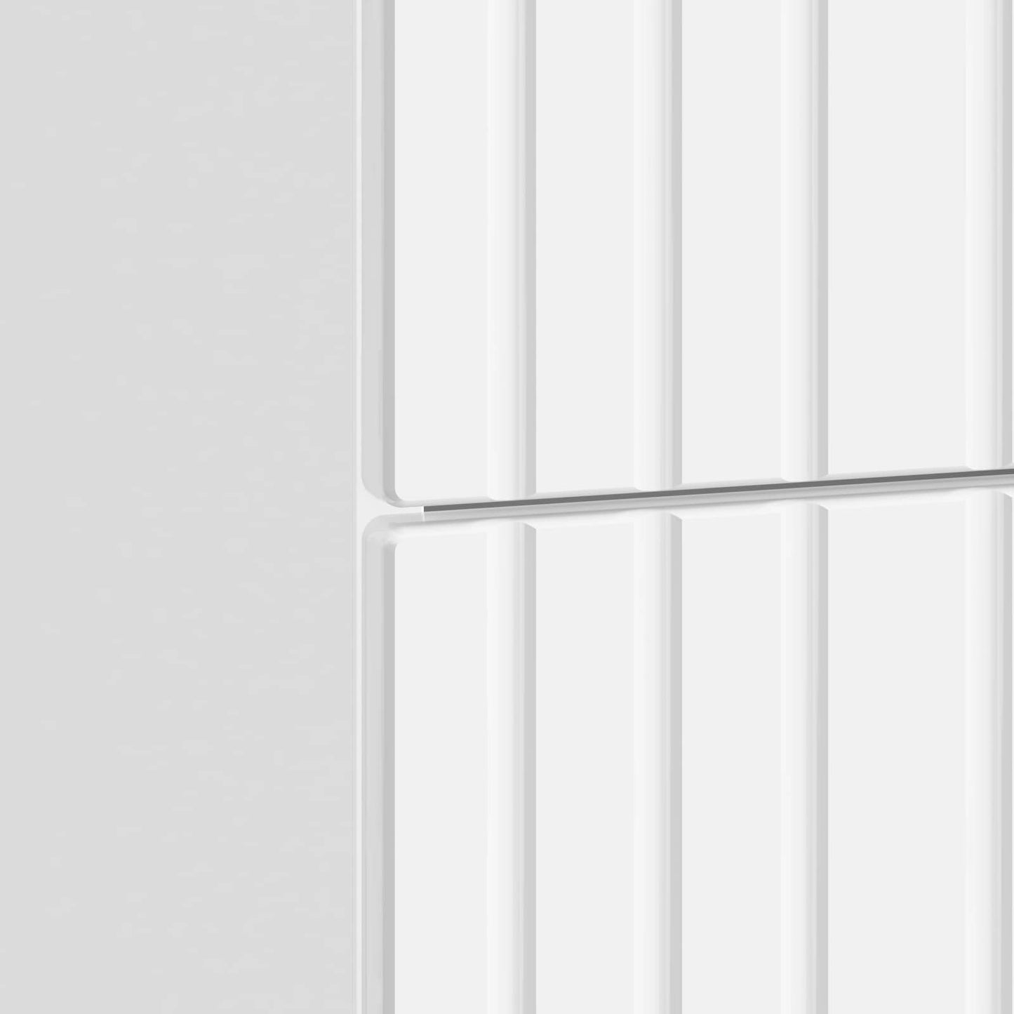 vidaXL Bedside Cabinet with Drawer High Gloss White 43x 41 x 66.5 cm