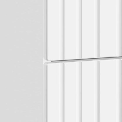 vidaXL Bedside Cabinet with Drawer High Gloss White 43x 41 x 66.5 cm