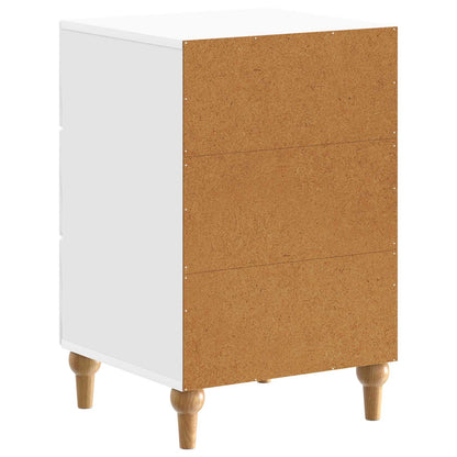 vidaXL Bedside Cabinet with Drawer High Gloss White 43x 41 x 66.5 cm