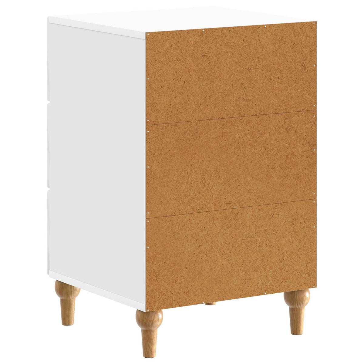 vidaXL Bedside Cabinet High Gloss White 43x 41 x 66.5 cm
