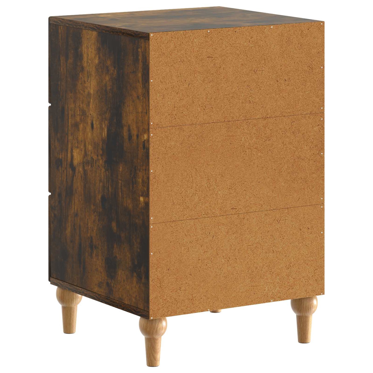 vidaXL Bedside Cabinet Smoked Oak 43x 41 x 66.5 cm Engineered Wood