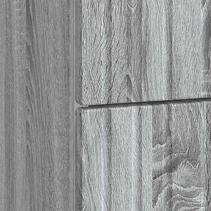 vidaXL Bedside Cabinet Grey Sonoma 43x 41 x 66.5 cm Engineered Wood