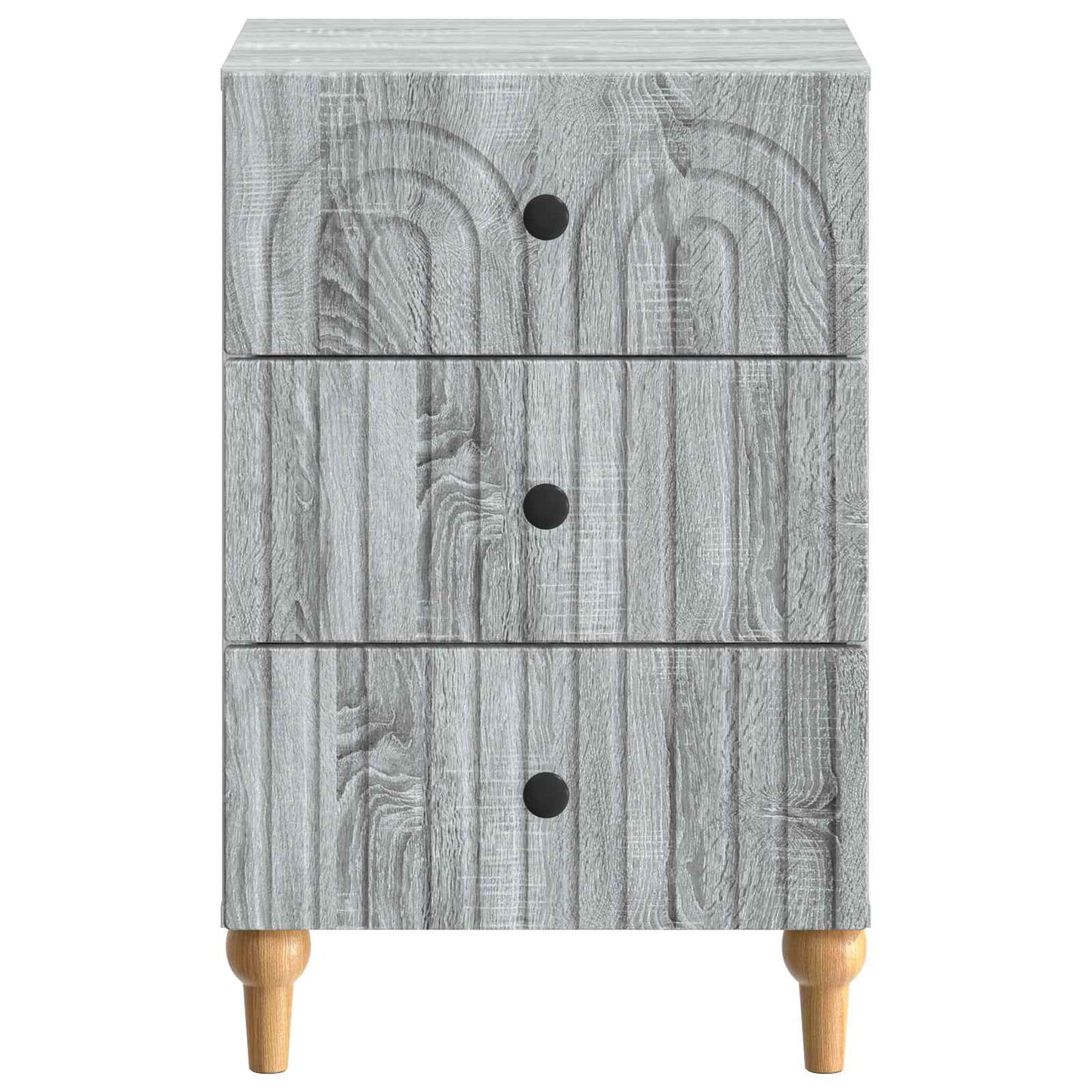 vidaXL Bedside Cabinet Grey Sonoma 43x 41 x 66.5 cm Engineered Wood