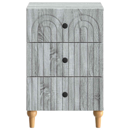 vidaXL Bedside Cabinet Grey Sonoma 43x 41 x 66.5 cm Engineered Wood