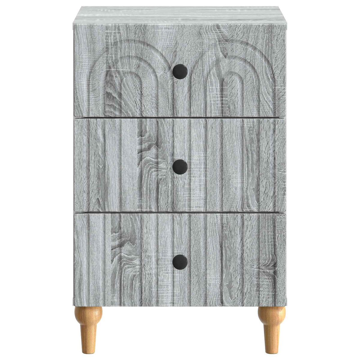vidaXL Bedside Cabinet Grey Sonoma 43x 41 x 66.5 cm Engineered Wood
