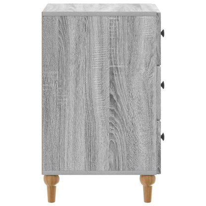 vidaXL Bedside Cabinet Grey Sonoma 43x 41 x 66.5 cm Engineered Wood
