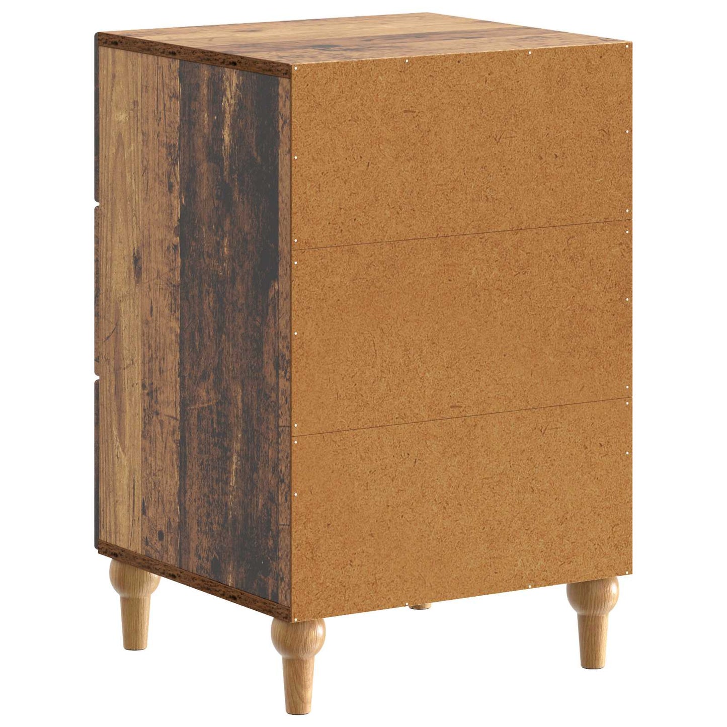 vidaXL Bedside Cabinet Old Wood 43x 41 x 66.5 cm Engineered Wood