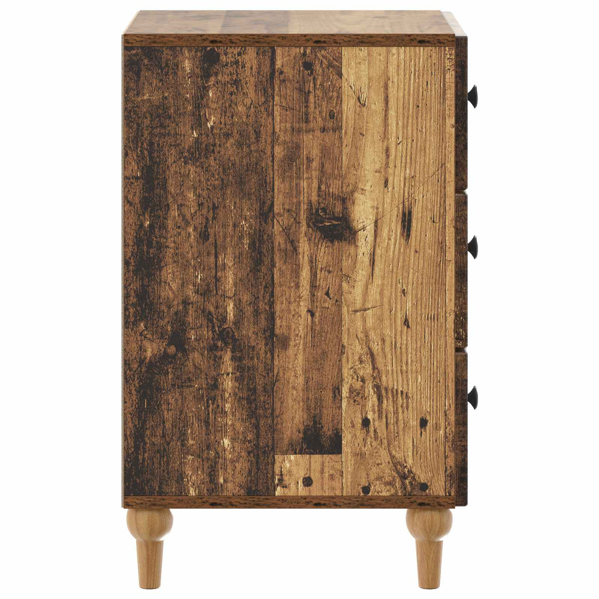vidaXL Bedside Cabinet Old Wood 43x 41 x 66.5 cm Engineered Wood