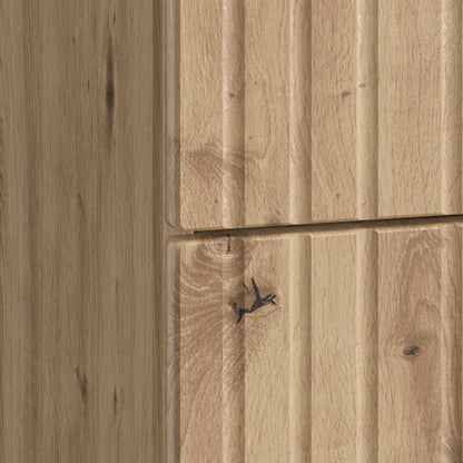vidaXL Bedside Cabinet Artisan Oak 43x 41 x 66.5 cm Engineered Wood