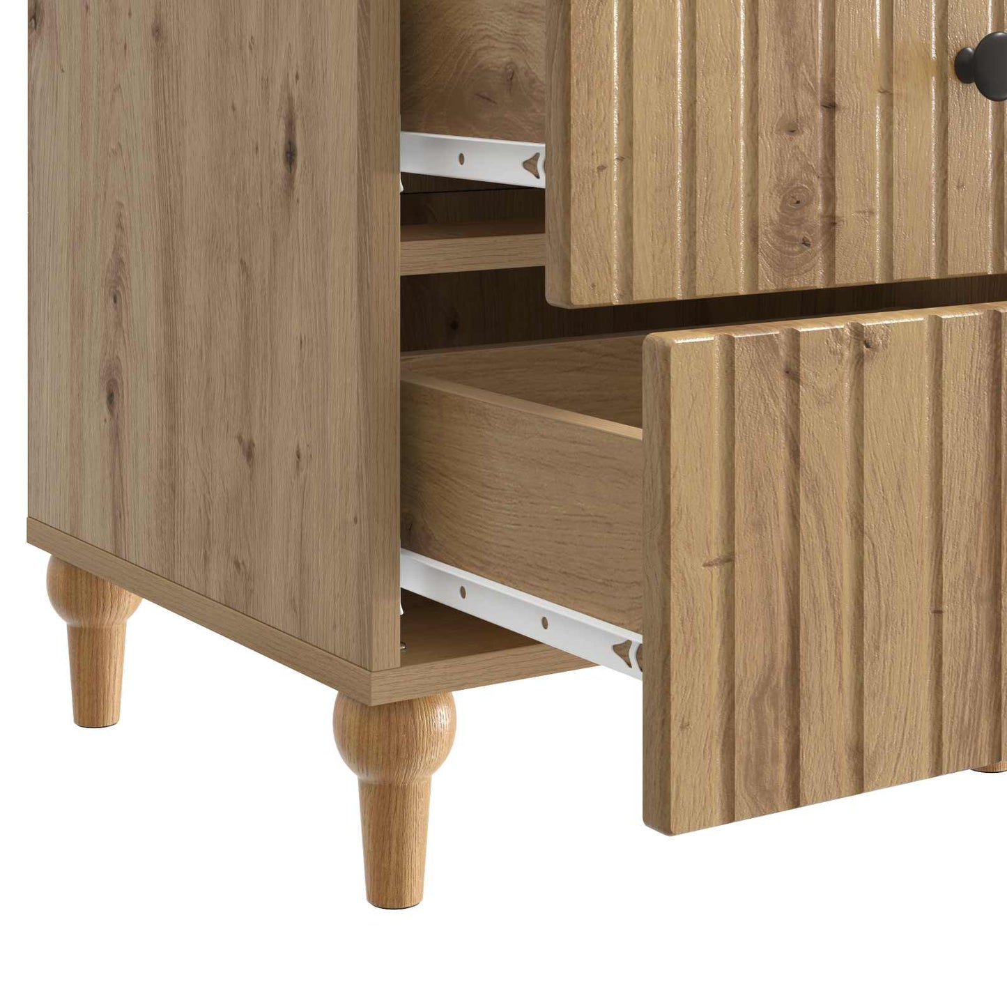 vidaXL Bedside Cabinet Artisan Oak 43x 41 x 66.5 cm Engineered Wood