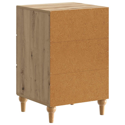 vidaXL Bedside Cabinet Artisan Oak 43x 41 x 66.5 cm Engineered Wood