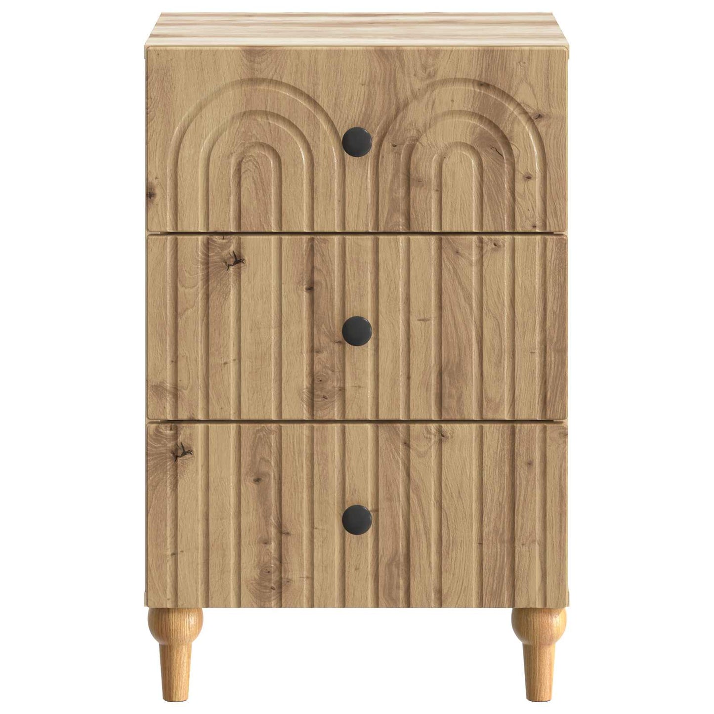 vidaXL Bedside Cabinet Artisan Oak 43x 41 x 66.5 cm Engineered Wood