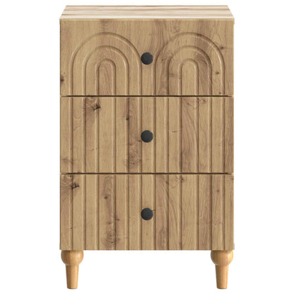vidaXL Bedside Cabinet Artisan Oak 43x 41 x 66.5 cm Engineered Wood