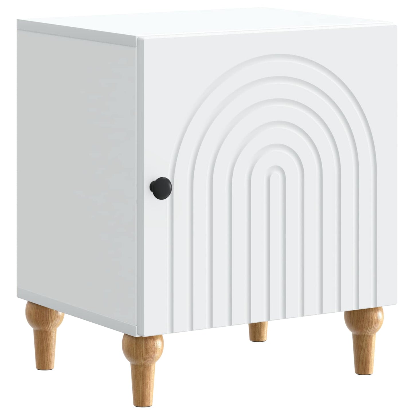 vidaXL Bedside Cabinet 2 pcs White 43 x 34.5 x 50 cm Engineered Wood