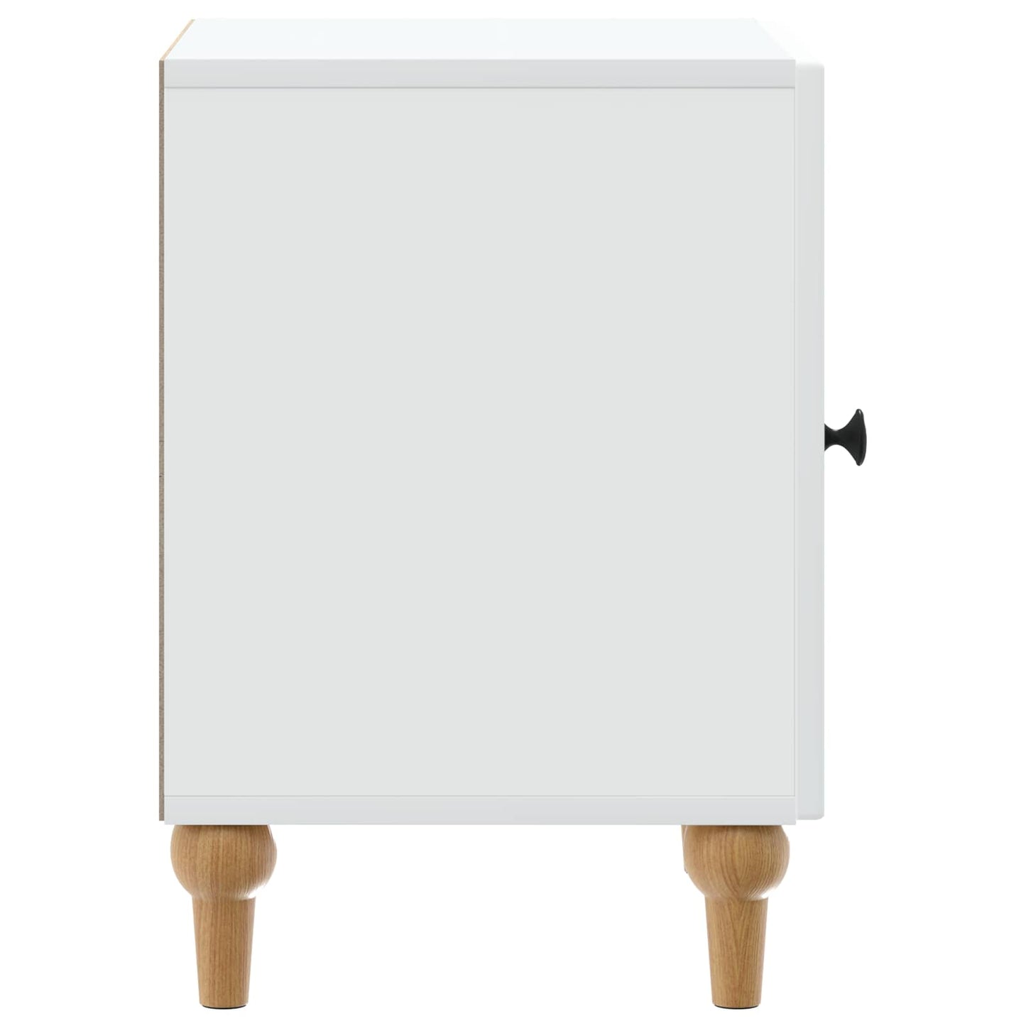 vidaXL Bedside Cabinet 2 pcs White 43 x 34.5 x 50 cm Engineered Wood