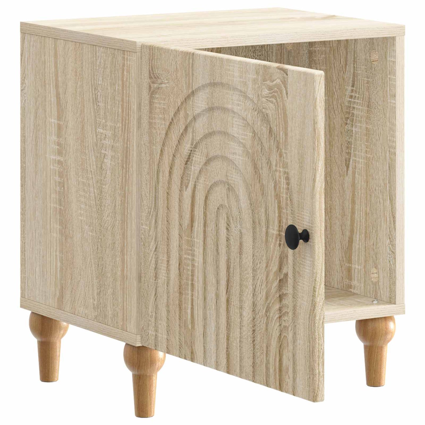 vidaXL Bedside Cabinet Sonoma Oak 43 x 34.5 x 50 cm Engineered Wood