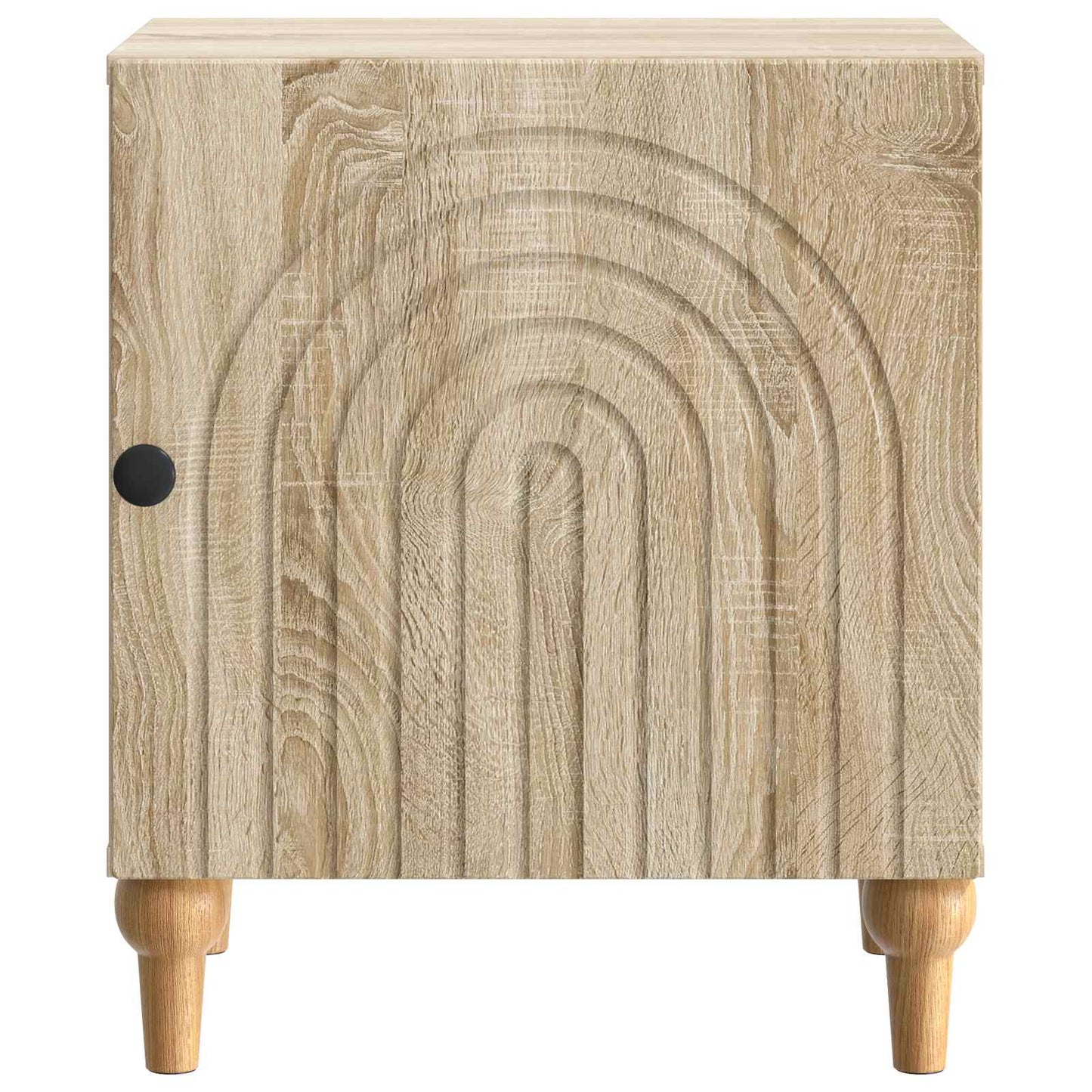 vidaXL Bedside Cabinet Sonoma Oak 43 x 34.5 x 50 cm Engineered Wood