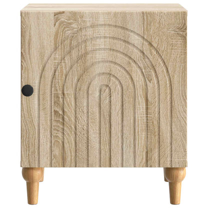 vidaXL Bedside Cabinet Sonoma Oak 43 x 34.5 x 50 cm Engineered Wood